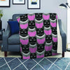 Black Cat Gothic Blanket-grizzshop