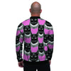 Black Cat Gothic Men's Bomber Jacket-grizzshop