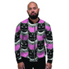 Black Cat Gothic Men's Bomber Jacket-grizzshop