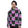 Black Cat Gothic Men's Hoodie-grizzshop