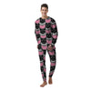 Black Cat Gothic Men's Pajamas-grizzshop