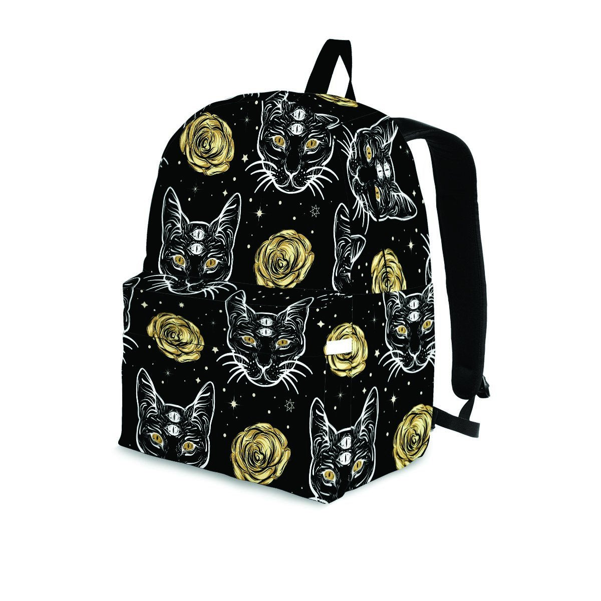 Black Cat Gothic Witch Backpack-grizzshop