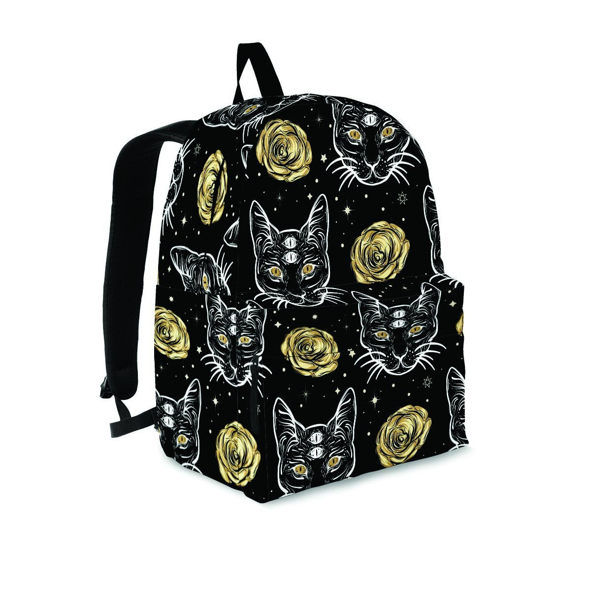 Black Cat Gothic Witch Backpack-grizzshop