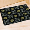 Black Cat Gothic Witch Door Mat-grizzshop