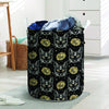 Black Cat Gothic Witch Laundry Basket-grizzshop