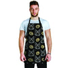 Black Cat Gothic Witch Men's Apron-grizzshop