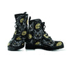 Black Cat Gothic Witch Men's Boots-grizzshop