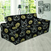 Black Cat Gothic Witch Sofa Cover-grizzshop