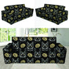 Black Cat Gothic Witch Sofa Cover-grizzshop