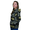 Black Cat Gothic Witch Women's Hoodie-grizzshop