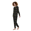 Black Cat Gothic Witch Women's Pajamas-grizzshop