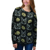 Black Cat Gothic Witch Women's Sweatshirt-grizzshop