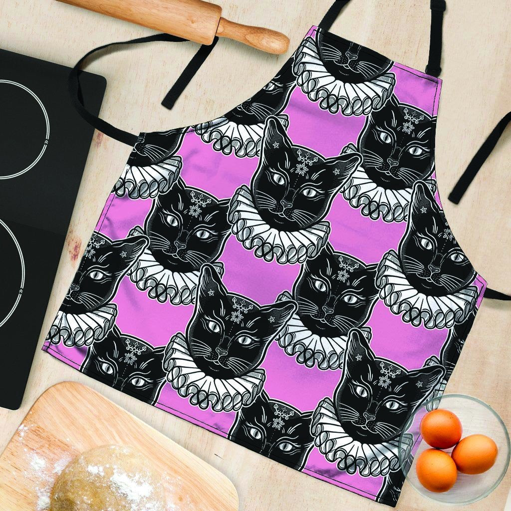 Black Cat Gothic Women's Apron-grizzshop