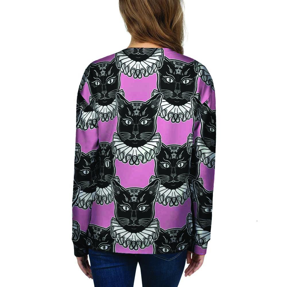 Black Cat Gothic Women's Sweatshirt-grizzshop