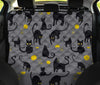 Black Cat Knit Pattern Print Pet Car Seat Cover-grizzshop