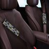 Black Cat Knit Print Seat Belt Cover-grizzshop