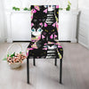 Black Cat Pattern Print Chair Cover-grizzshop