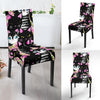 Black Cat Pattern Print Chair Cover-grizzshop