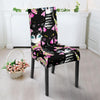 Black Cat Pattern Print Chair Cover-grizzshop