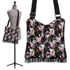 Black Cat Pattern Print Crossbody bags-grizzshop