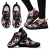 Black Cat Pattern Print Sneaker Shoes For Men Women-grizzshop