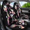 Black Cat Pattern Print Universal Fit Car Seat Covers-grizzshop