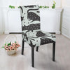 Black Cat Print Pattern Chair Cover-grizzshop