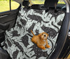 Black Cat Print Pattern Pet Car Seat Cover-grizzshop