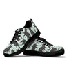 Black Cat Print Pattern Sneaker Shoes For Men Women-grizzshop