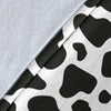 Black Cow Pattern Print Blanket-grizzshop