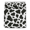 Load image into Gallery viewer, Black Cow Pattern Print&#39; Duvet Cover Bedding Set-grizzshop