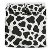 Load image into Gallery viewer, Black Cow Pattern Print&#39; Duvet Cover Bedding Set-grizzshop