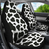 Black Cow Pattern Print Universal Fit Car Seat Cover-grizzshop