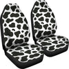 Load image into Gallery viewer, Black Cow Pattern Print Universal Fit Car Seat Cover-grizzshop