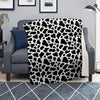 Black Cow Print Pattern Blanket-grizzshop