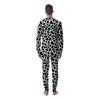 Black Cow Print Pattern Men's Pajamas-grizzshop