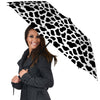 Black Cow Print Pattern Umbrella-grizzshop