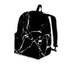 Black Cracked Marble Backpack-grizzshop