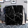 Black Cracked Marble Blanket-grizzshop