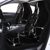 Black Cracked Marble Car Seat Covers-grizzshop