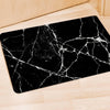 Black Cracked Marble Door Mat-grizzshop