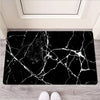 Black Cracked Marble Door Mat-grizzshop