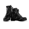 Black Cracked Marble Men's Boots-grizzshop