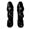 Black Cracked Marble Muay Thai Shin Guard-grizzshop