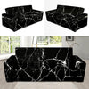 Black Cracked Marble Sofa Cover-grizzshop