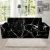 Black Cracked Marble Sofa Cover-grizzshop