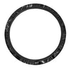 Black Cracked Marble Steering Wheel Cover-grizzshop