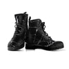 Black Cracked Marble Women's Boots-grizzshop