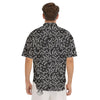 Black Dice Casino Print Pattern Men's Short Sleeve Shirts-grizzshop