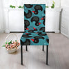 Black Duck Mallard Pattern Print Chair Cover-grizzshop